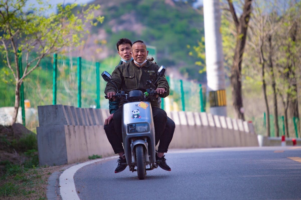 scooter  conducteur